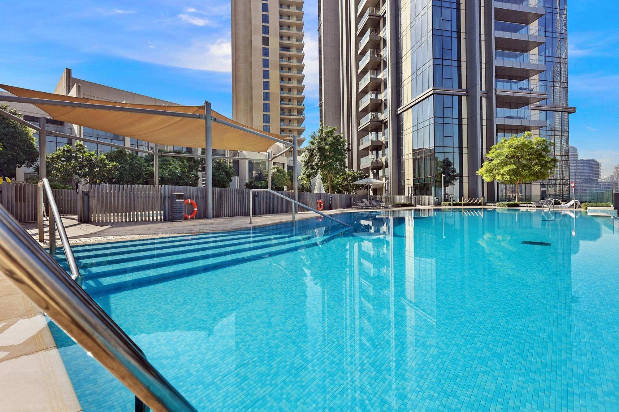 First Class 2Br With Full Burj Khalifa And Fountain View Дубай Экстерьер фото